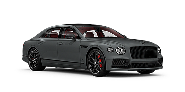 Bentley Leicester Bentley Flying Spur S front three quarter in Cambrian Grey paint